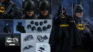 Illustration for article titled This Batman Toy Has Articulated Eyeballs, Because He Can't Turn His Head